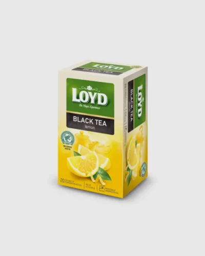 Herbata LOYD BLACK TEA LEMON 20 torebek